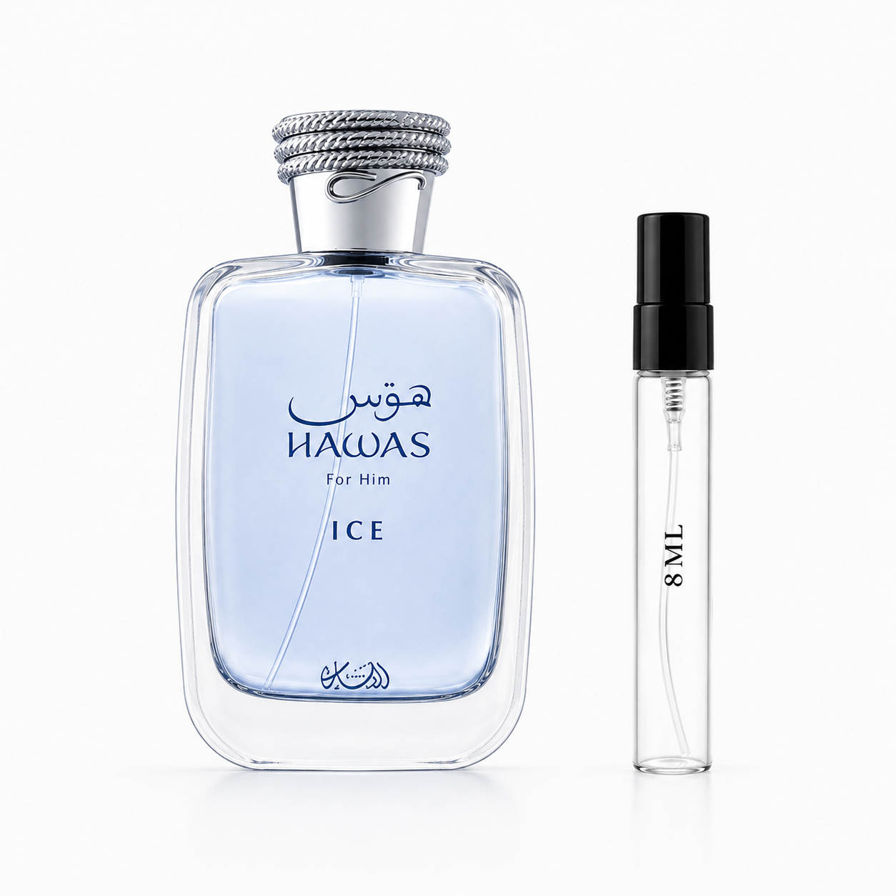 Hawas Ice 8ML Perfume Decant | Rasasi Hawas Ice for Men
