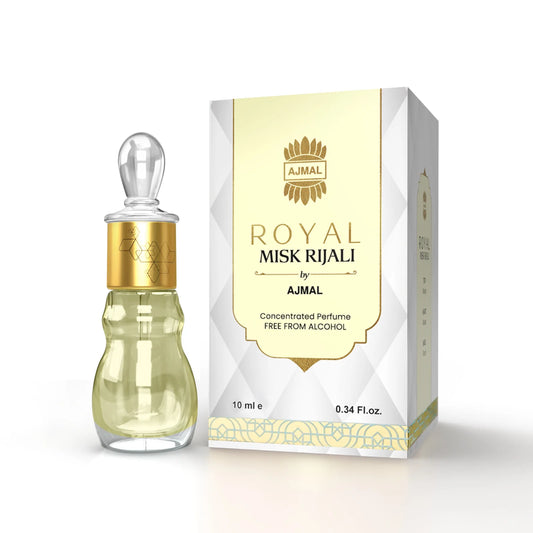 Ajmal Royal Misk Rijali Non Alcoholic Attar 10 ml for Men and Women